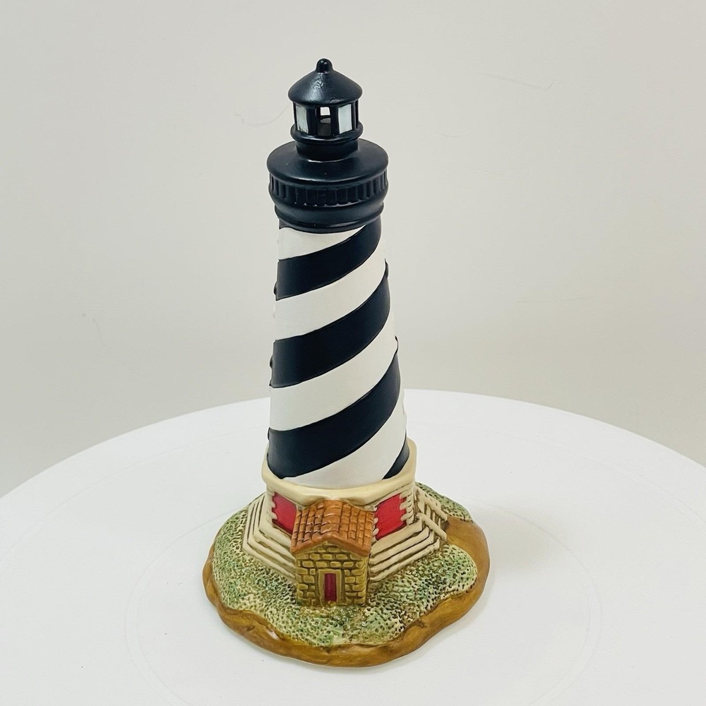 Lighthouse‎ Geo Z Lefton Cape Hatteras NC 1998 7" Tall #11538
